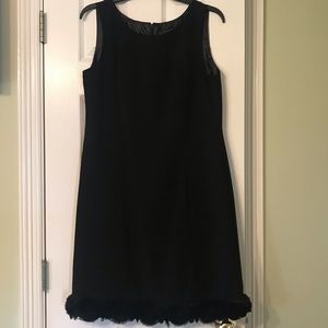 Sandra Darren Black Sleeveless Dress